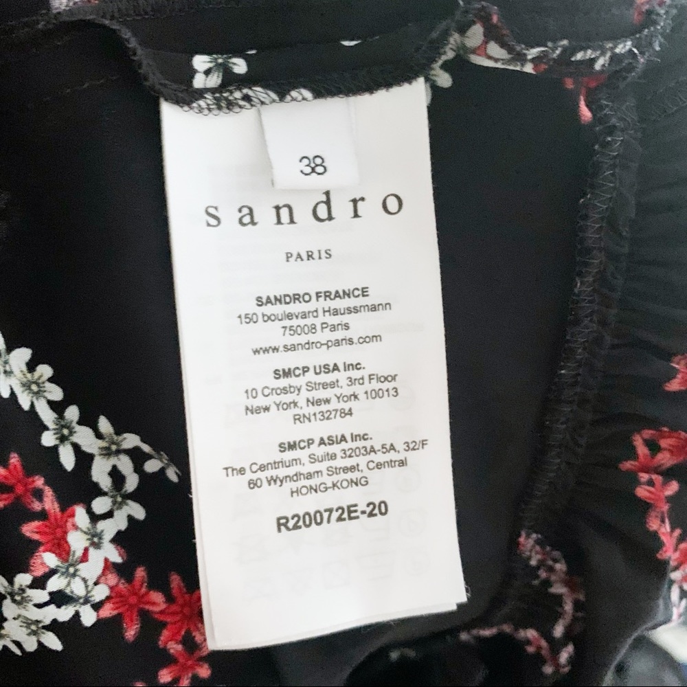 Sandro Delicat Heart Motif Midi Dress - Picture 9 of 11